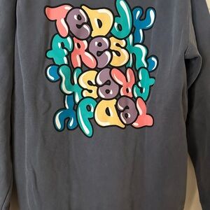 Teddy Fresh discontinued Graffiti sweatshirt.